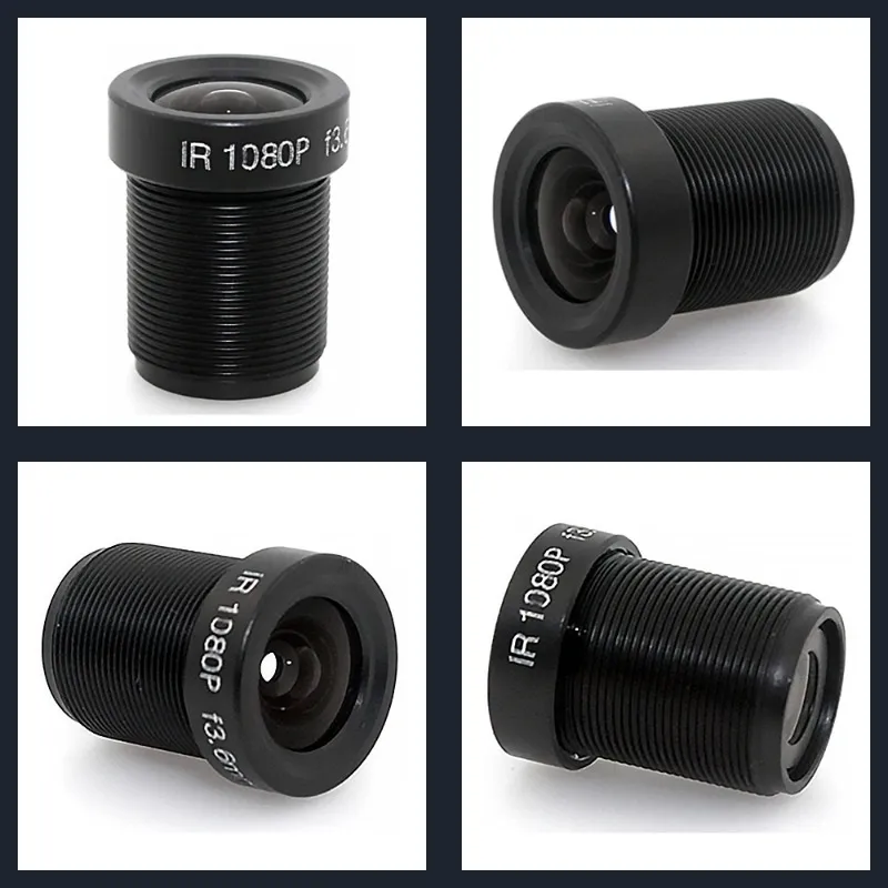 ESCAM 1080P 2.8/3.6/6mm CCTV 렌즈 보안 카메라 렌즈 M12 2MP 조리개 F1.8, 1/2.5 