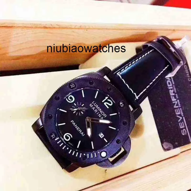 Bekijk hoogwaardige designer luxe horloges voor heren Mechanisch polshorloge Mode Leer Casual kalender Gentleman Pyww