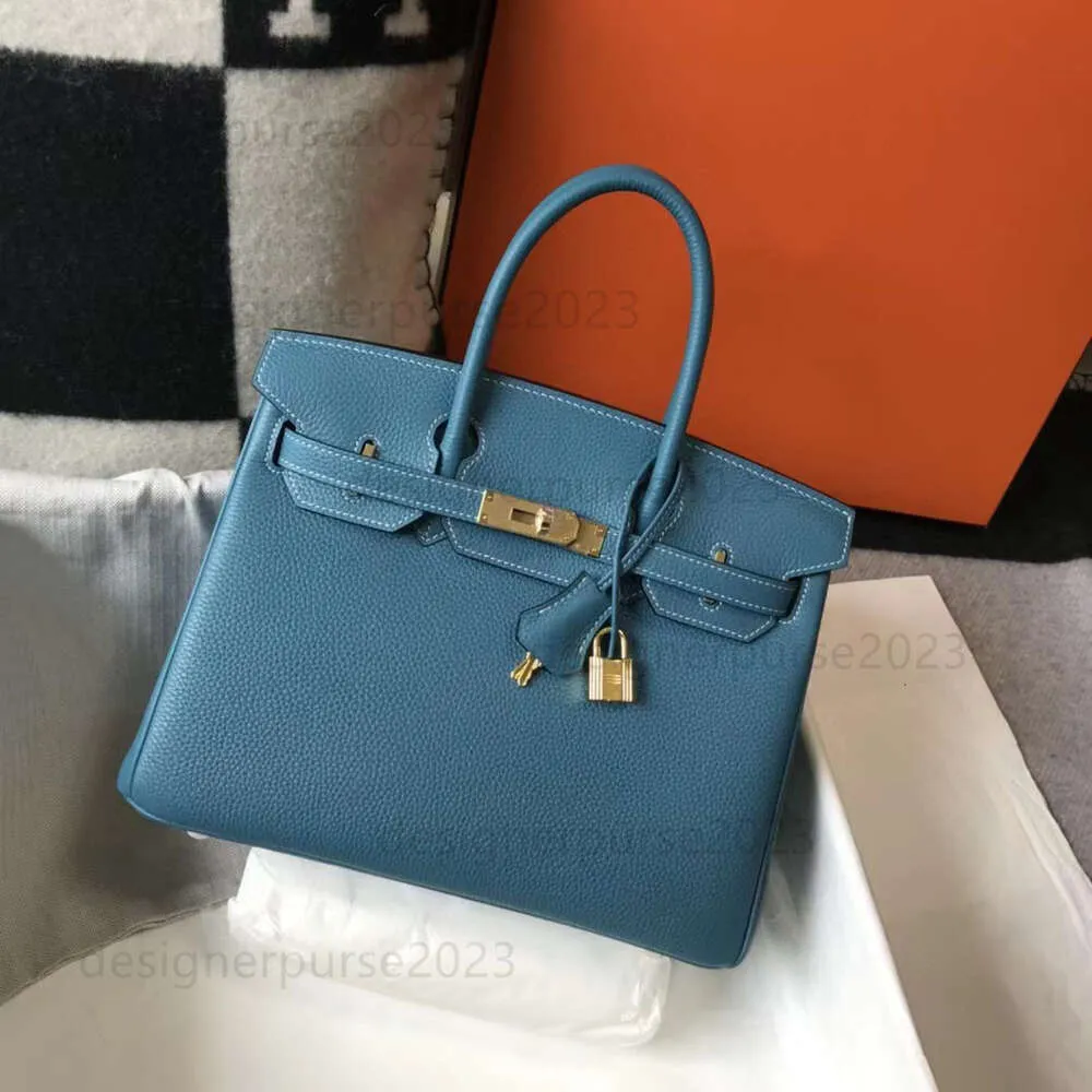 2024 7A Birkkins Classic Top Hands Handd Designer Sacs Sac haut de gamme Cow New Women Litchi Great Leather Togo Top Top Quality grande capacité Z9Q9