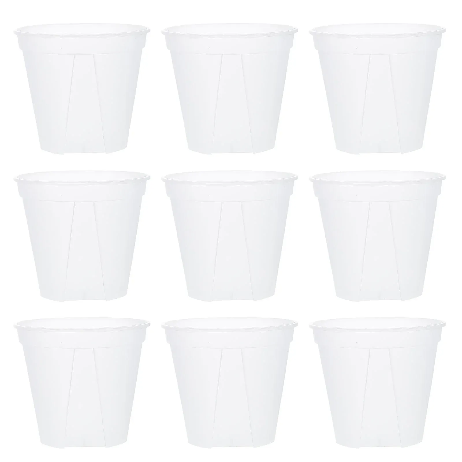 Planters 10st Orchid Planter Root Control Clear Pot Flower Container Plastiska orkidkrukor med hål orkidéer för kontorsheminredning