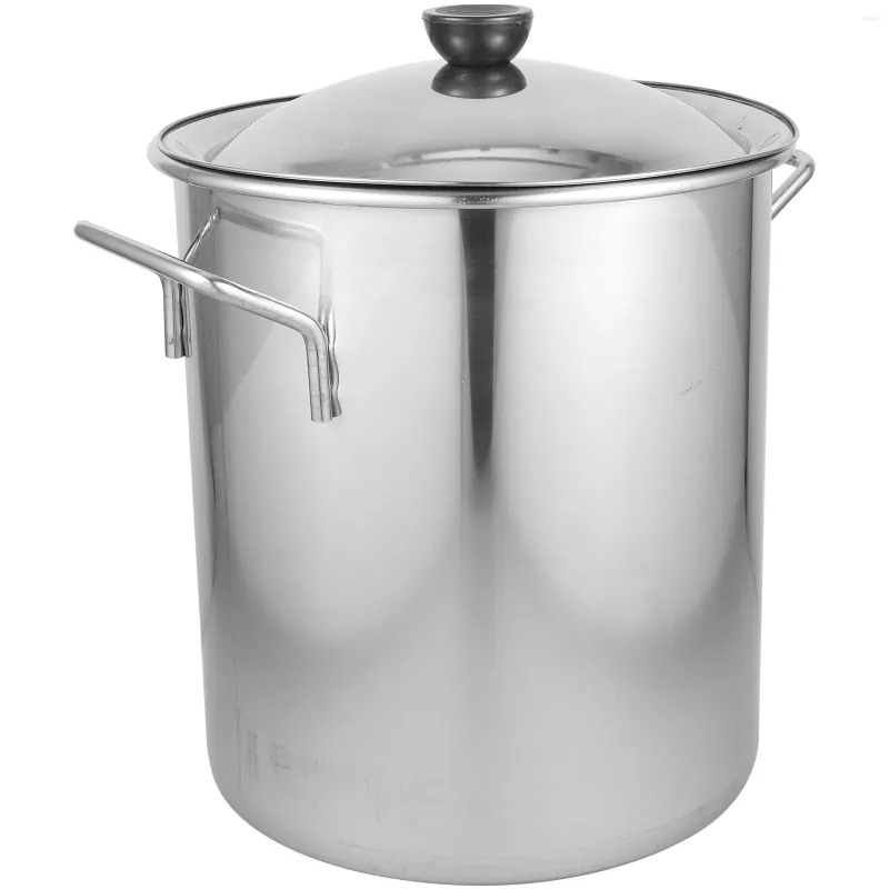 Double Boilers Large Stock Pot Soup Pots With Lids Extra Thick Stainless Steel Rice Bucket Stockpot
