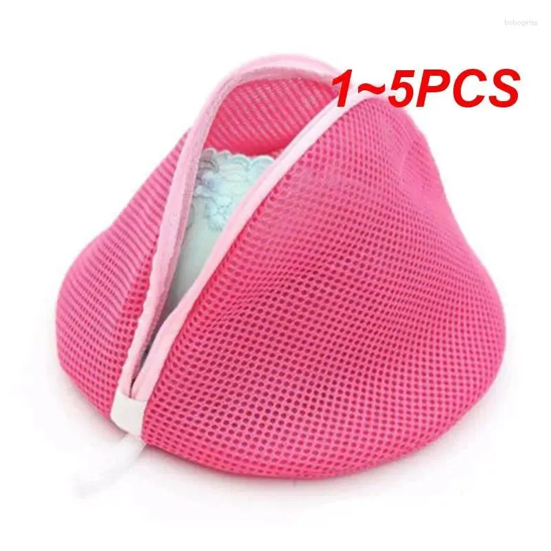 Sacs à linge 1-5 pièces Triangle soutien-gorge sac de lavage dame femmes sous-vêtements Machine à laver Protection filet maille Lingerie bonneterie