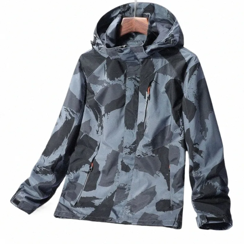 2022 otoño militar para hombre abrigo suelto casual táctico rompevientos montañismo ropa impermeable chaqueta al aire libre J9eG #