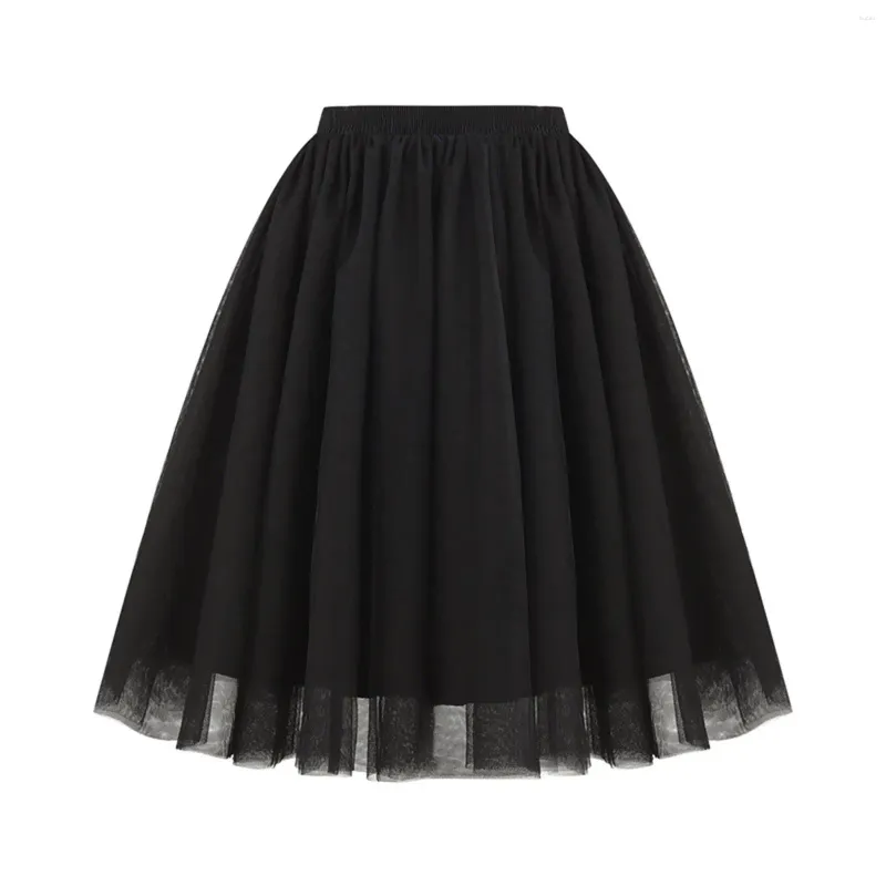 Skirts Women's High Waist Pleated Circle Skirt Pencil For Women Below Knee Long Denim With Pockets