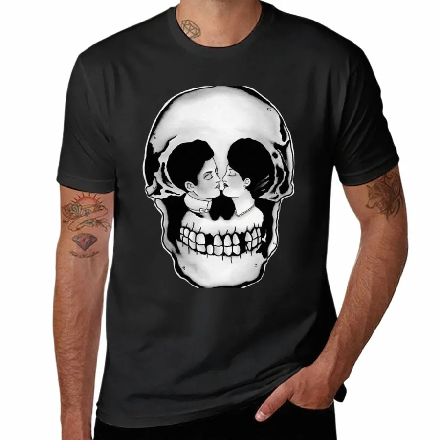 The Lovers T-shirt bluzka Prin for Boys Plain Black T Shirts Men X4QQ#