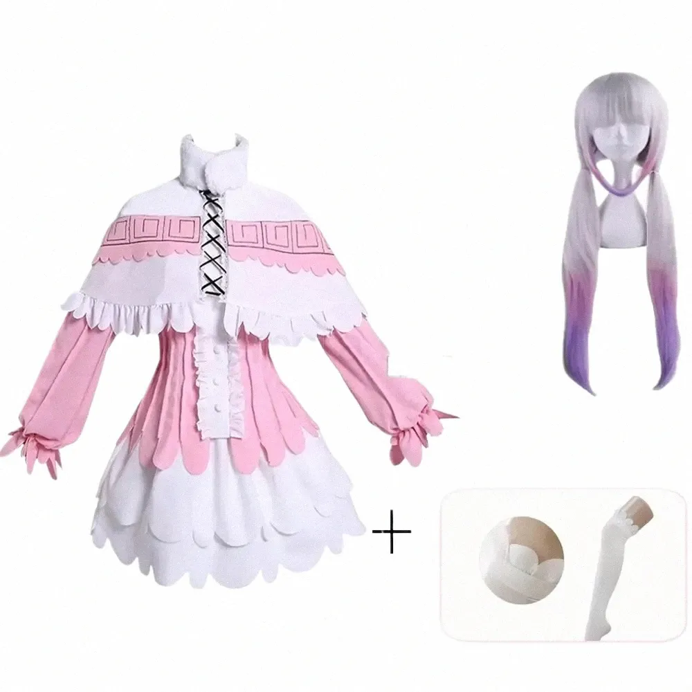 Kanna Cosplay japonais Anime Miss Kobayi Drag Maid Kamui Kanna Cosplay Costumes Halen Noël Dr pour les femmes e9SY #