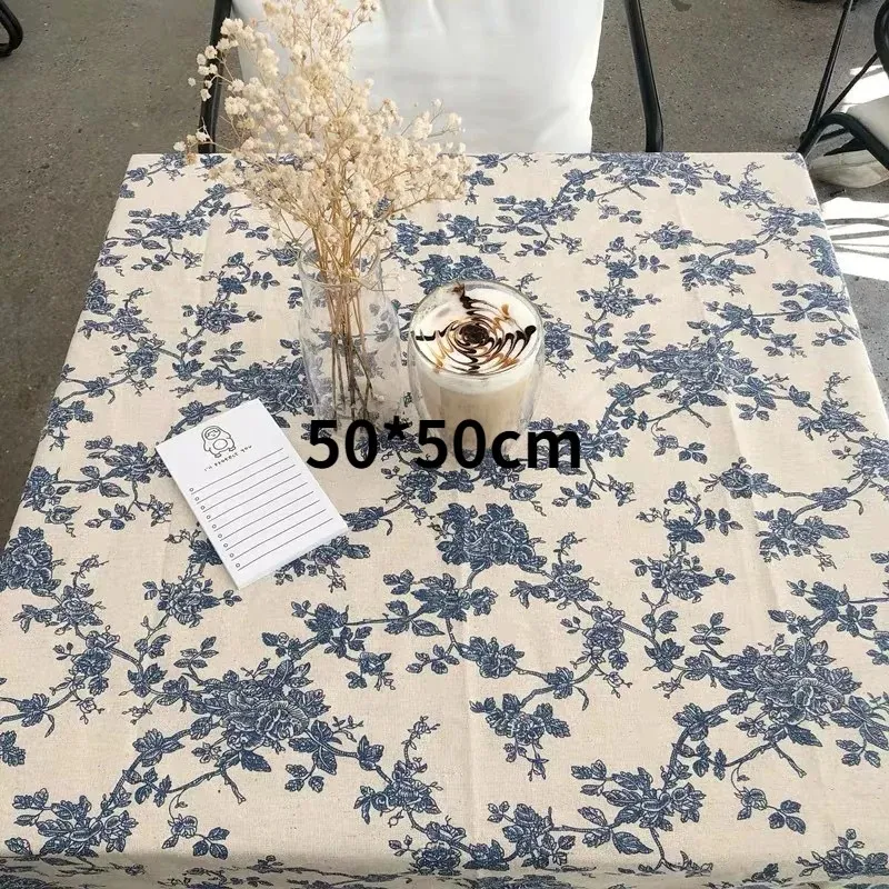 NEW Simple Postoral Tablecloth Plain Tassel Tablecloth Table Cloth Cotton Linen Tablecloth Cover Towel BBQ Table Cover