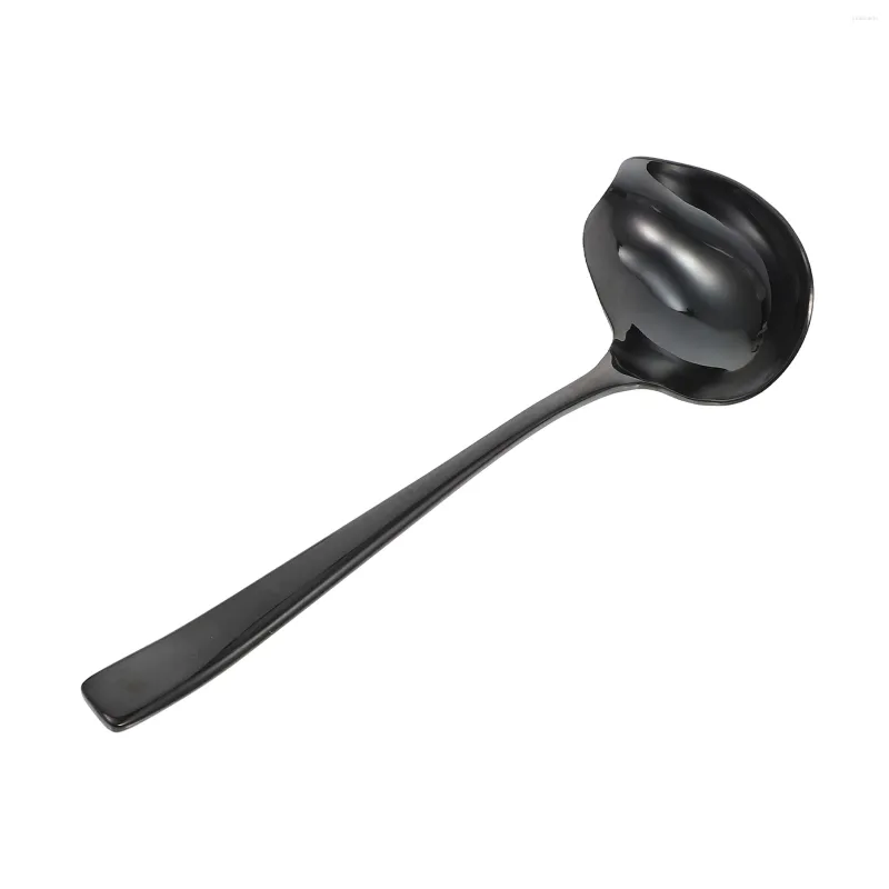 Cucchiai 1pc cucchiaio da cucina stile giapponese manico lungo paletta cucina di casa stoviglie salsa ramen in acciaio inossidabile piccolo