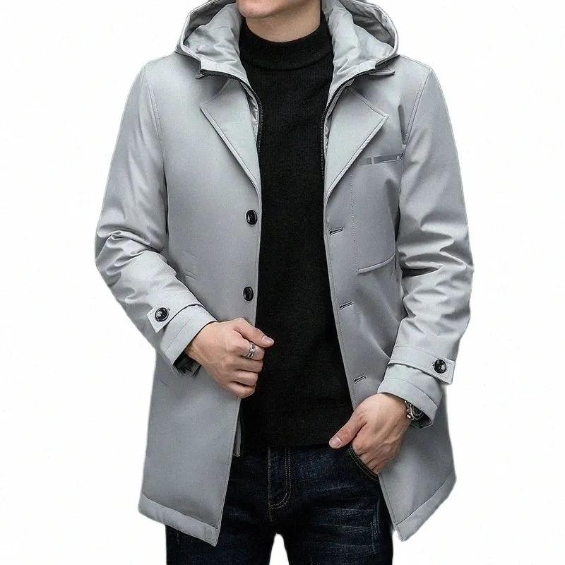 BATMO 2023 NEW ARRING WINTER 90％White Duck Down Hooded Jackets Men、Male Thick M Parkas Coat Overcoat D6602 O5CW＃