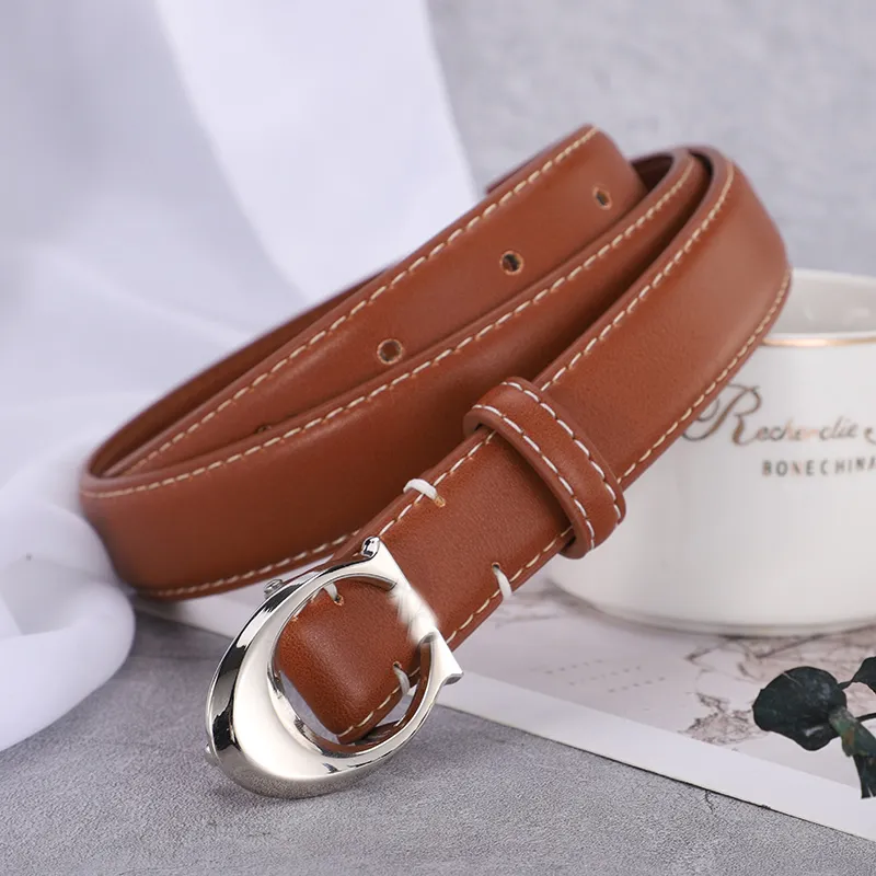 Designer leather Belt Women's Belt Adjustable Buckle Thin Waistband 2.3cm with Suit Jacket Skirt Fashion Trend Belt