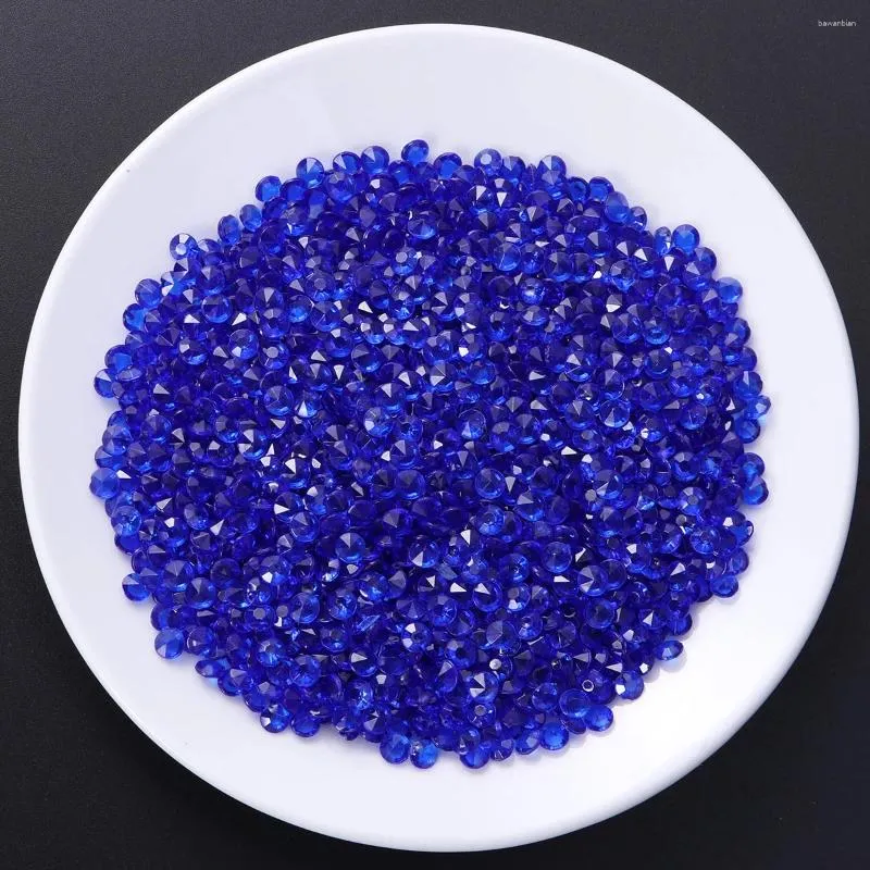 Vases House Ornaments 1000Pcs 3Mm Acrylic Diamond Gems Faux Crystal Wedding Table Scattering Vase Filler Party Decorations