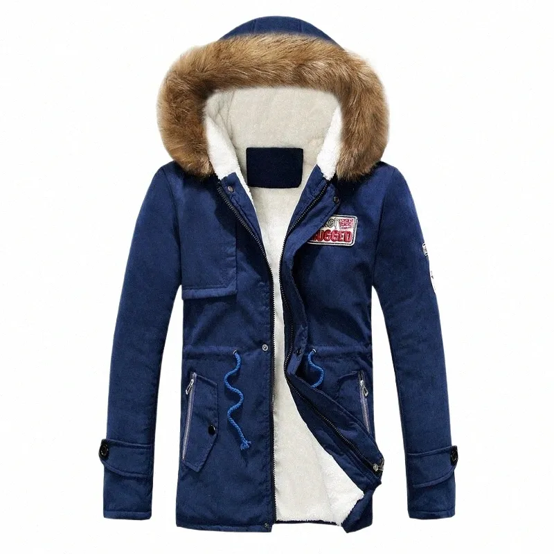 Parka Men Coats Winter Jacket Men Slim Thicken Fur Hooded Outwear Warm Coat Top Brand Clothing Casual Mens Coat Veste Homme Tops Y8JO From 42 56 DHgate