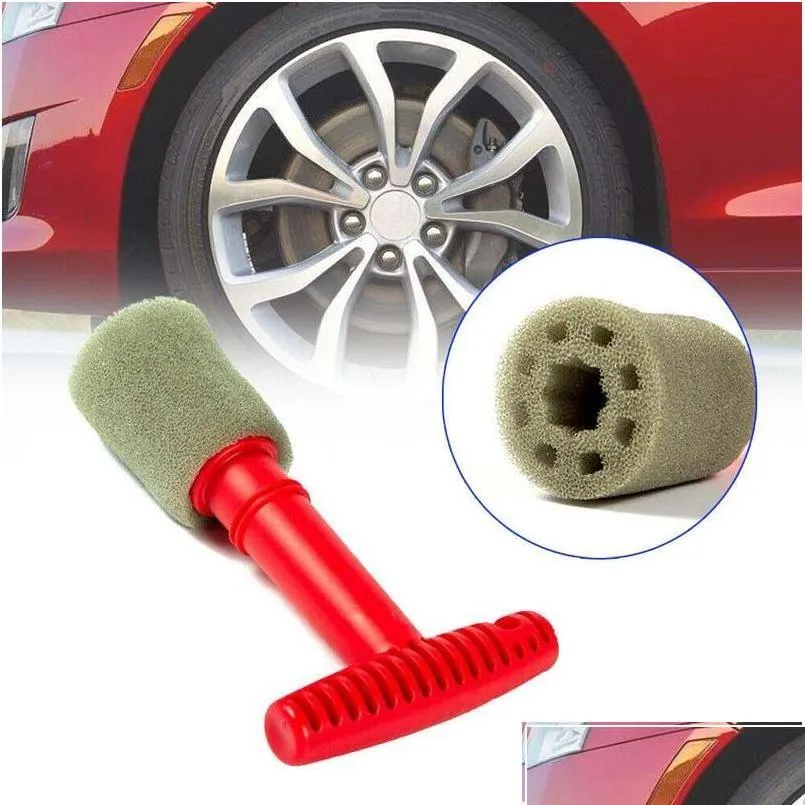 Brosse outil de nettoyage de roue de voiture brosses de détail pour roues pneu intérieur extérieur cuir évents d'air kit de nettoyage outils livraison directe au Otnnb