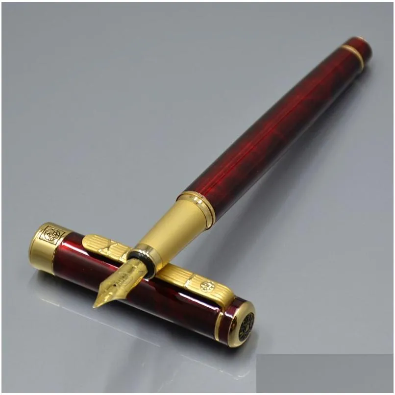 噴水ペン卸売aaa Quality picasso m nib wine Red Pen School Officeステーショナリーライティングレディインクの誕生日プレゼントドロップデビューDH8wo