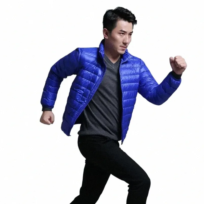 Men s Lightweight Down Jacket Windproof Breathable Packable Winter Coat