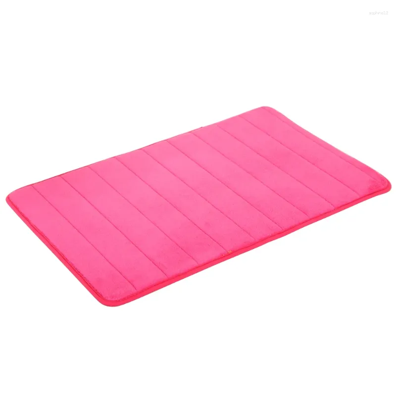 Tapis de bain lavables pour porte de salle de bain, corail, lit simple, sol à mémoire de forme, intérieur