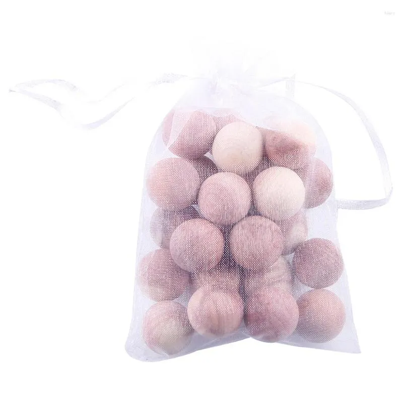 Pudełka do przechowywania 24pcs Mothproof Cedar Balls z funkcyjną czekoladą