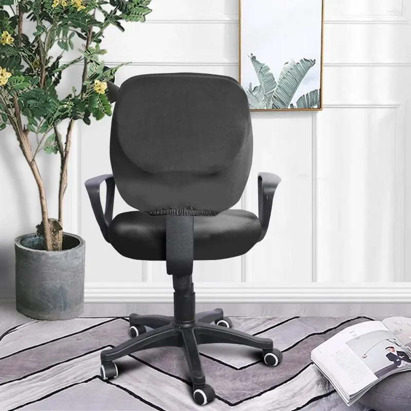 Chair Covers Computer Office Slipcover- UniversalStretch Rotating Cover Stretchable Simple Case For Home