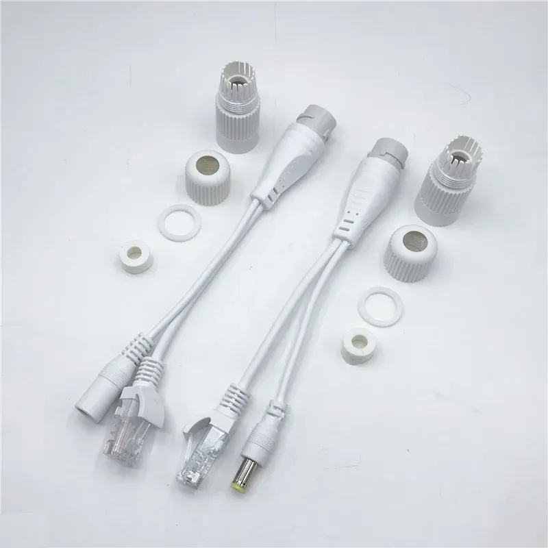 2024 Hot POE Kabel Passieve Power Over Ethernet Adapter Kabel POE Splitter Injector Voedingsmodule 12-48 v voor IP Camera