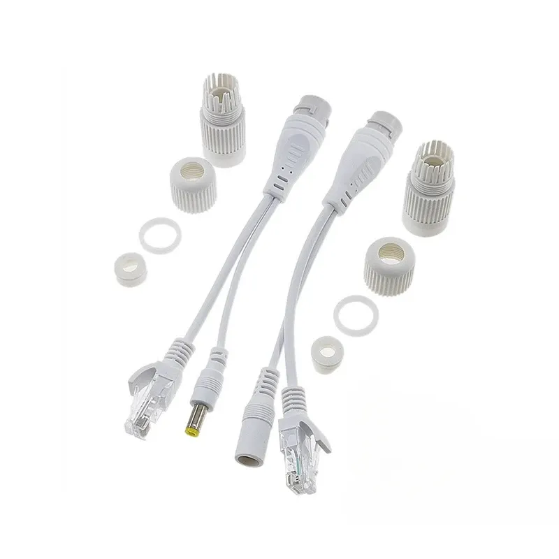 Горячий кабель POE, пассивный кабель питания через Ethernet, кабель-адаптер POE, сплиттер, модуль питания инжектора 12-48 В для IP-камеры