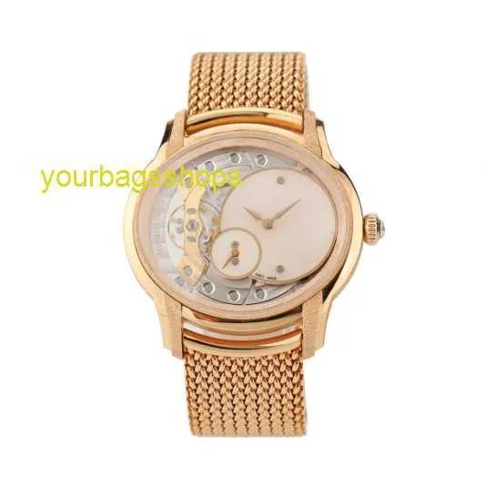 Наручные часы Diamond AP 77244OR.GG.1272OR.01 Millennium Series, 18-каратное розовое золото, морозное золото, опал, ручные механические женские часы