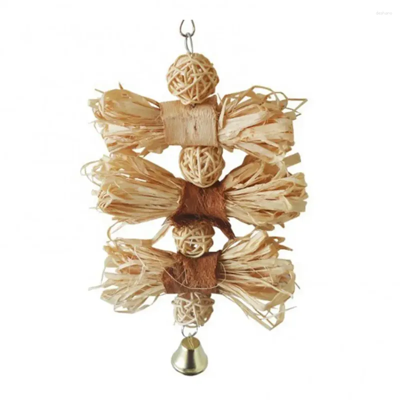 Diğer Kuş Malzemeleri Asılı 1 PCS Pet Papağan LOOFAH VINE RATTAN BALL ÇANK SING KABARLARI ÇİK BIYAK BİKİYET VOGEL Speelgoed Aksesuarlar