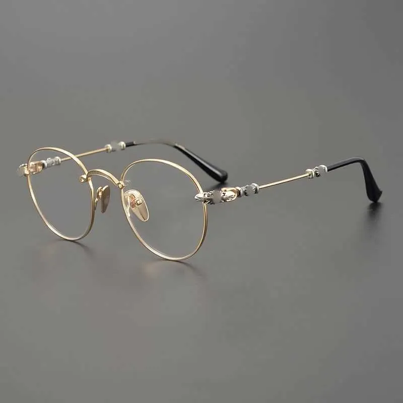 أزياء CH الصليب Sunglass Fram Digner Heart Men Eyeglass Pure Titanium Gold Glass Plate Myopia Women Grand chrom sunglass of womensp3e