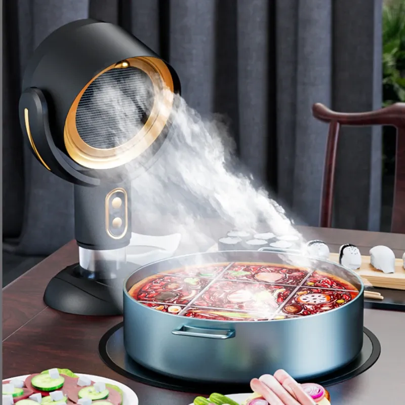 Tools Desktop Exhaust Hood Domestic Hot Pot Smoking Machine Barbecue Small Table Dormitory Kitchen Ventilator