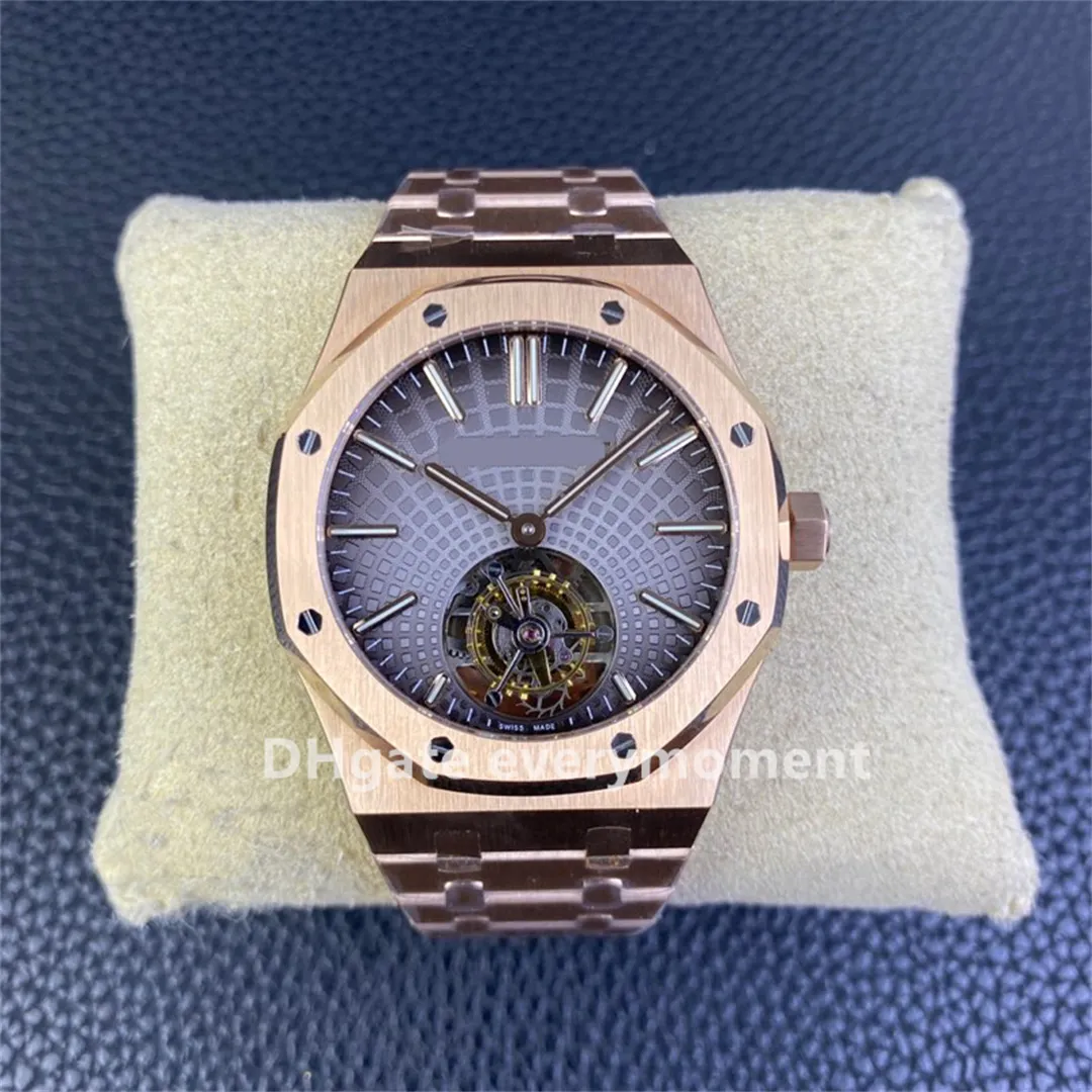 R8 Factory Super Edition Watch 26530 41mm Mechanical Men's Watches 2950 Movement 316L Stains Stains Steeld Bracelet Tourbillon Wristparent Wristwatches-1