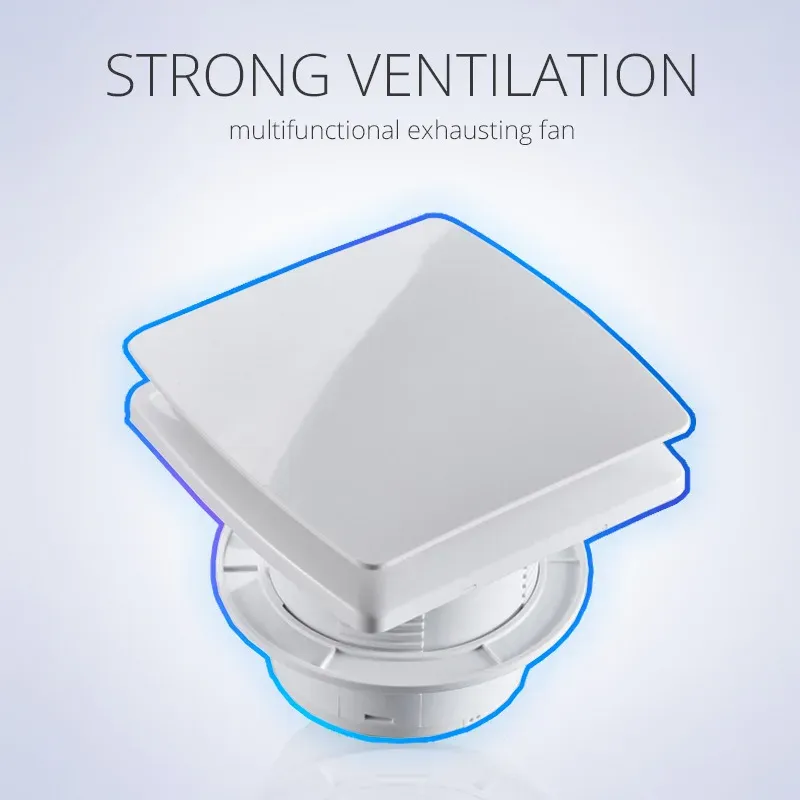 Troffel 4 inch afzuigkap afzuigventilator luchtventilatieventilatoren ventilator muurraam voor toilet badkamer keukenafzuiging