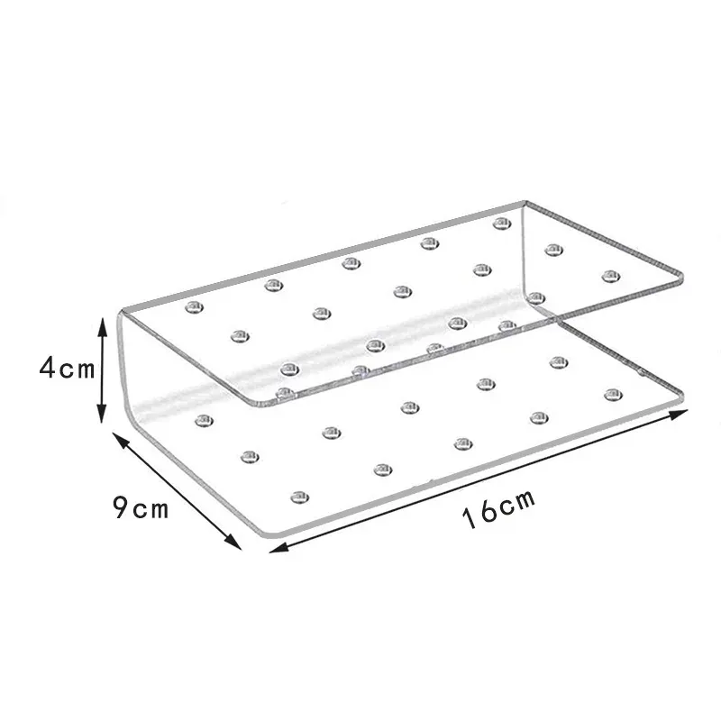 15 Håls kakelollipophållare Display Stand Acrylic Holder Clear Hållbar godishållare för bröllopsfest födelsedagsdessertställning