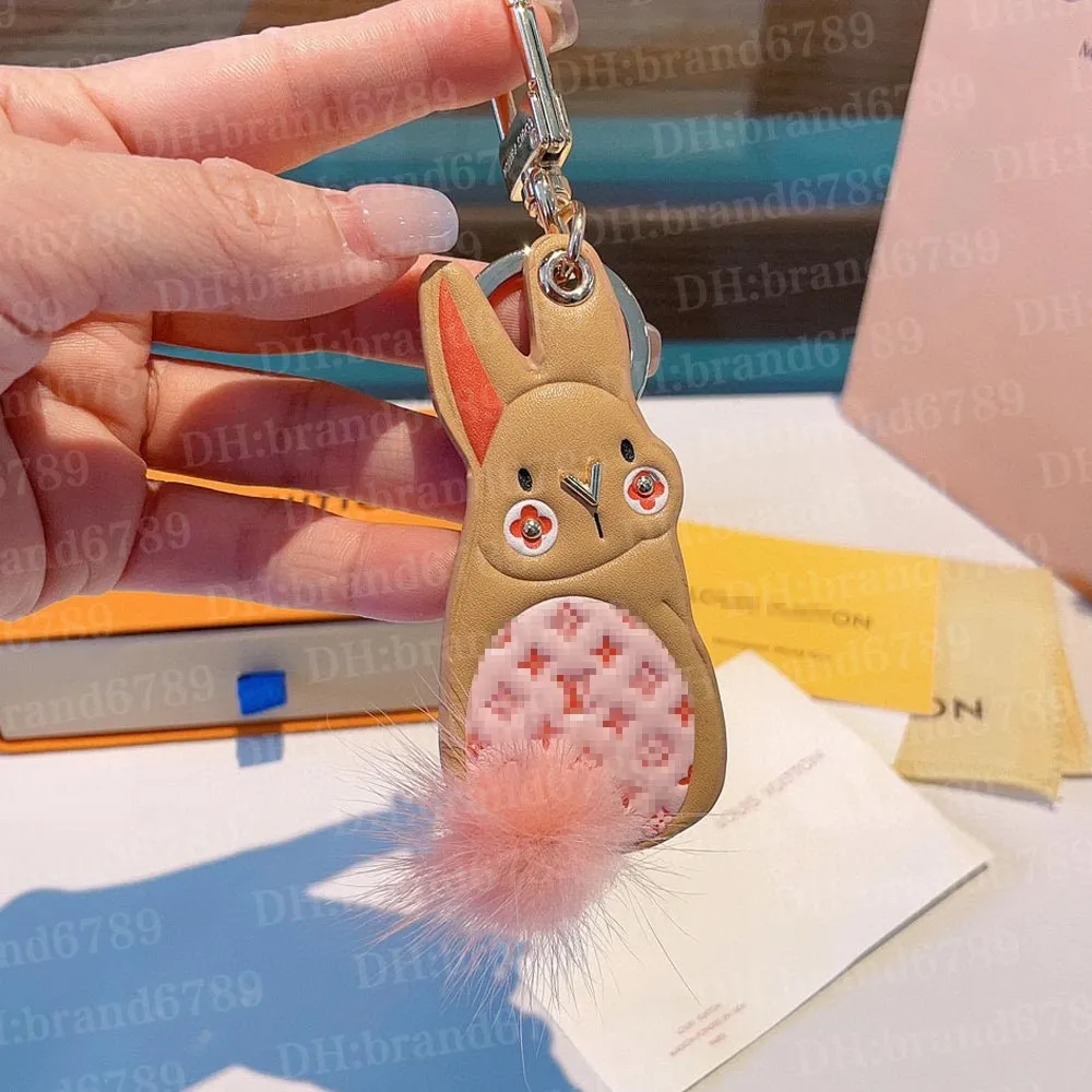 Luxury Rabbit Design Keychain Fashionable And Versatile Designer Key Chain For Lovers Hanging Bag And Phone Case From Brand6789 6.2 DHgate.Com