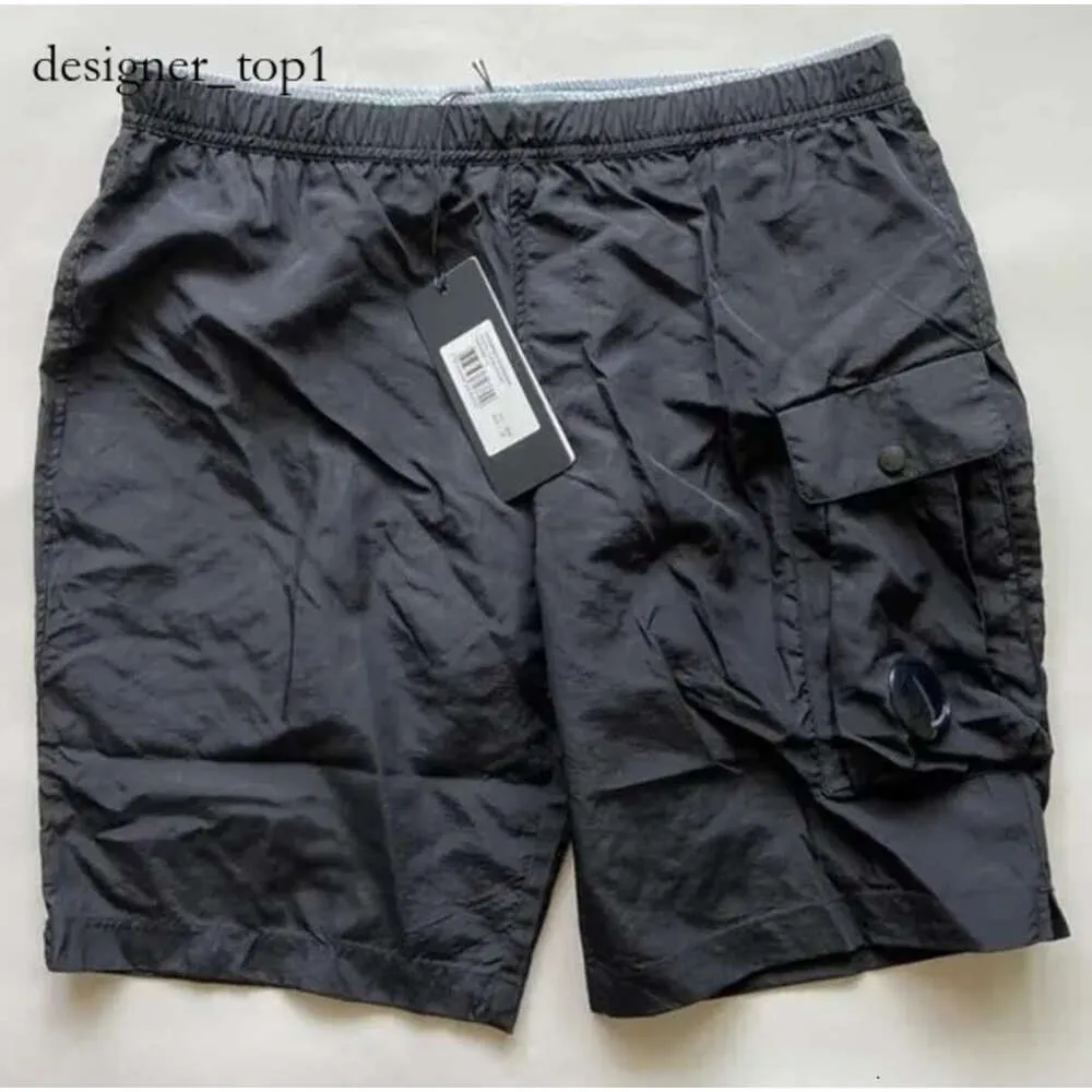 Cp Companys Shorts Europa Designer One Lens Pocket Calças Cp Shorts Casual Tingido Praia Curto Cp Companys Sweatshorts Swim Shorts Outdoor Jogging Treino Preto 7362