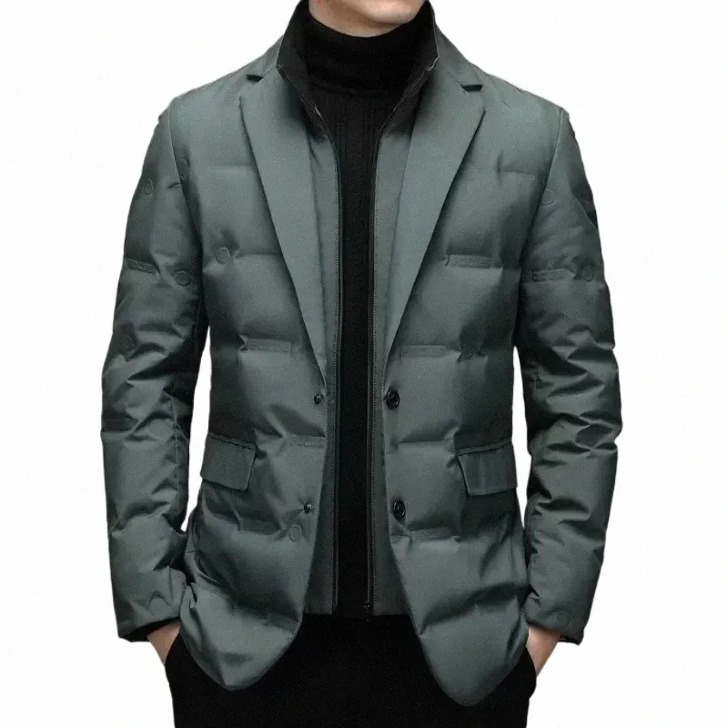 Top Grade Man Kurtka 2023 NOWOŚĆ MĘŻCZYZN MĘŻCZYZN BUSIN Casual Classic ROUR CARBLER 90% Gery Duck Down Płaszcz Keep Warm Parkas x6cz#