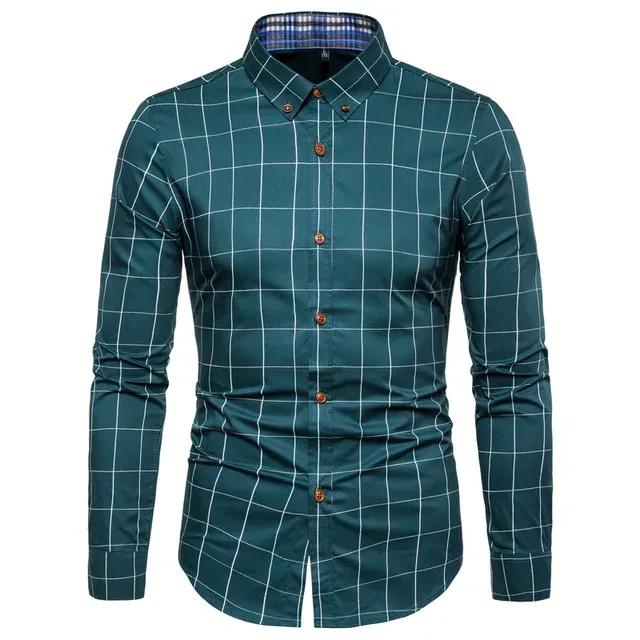 Mens Long Sleeve Dress Shirt: Spring Casual Social Formal Business Slim Fit  Office Cotton Blend - Affordable Style! from Dhgate Mens Dress Shirts -  price 40349.09