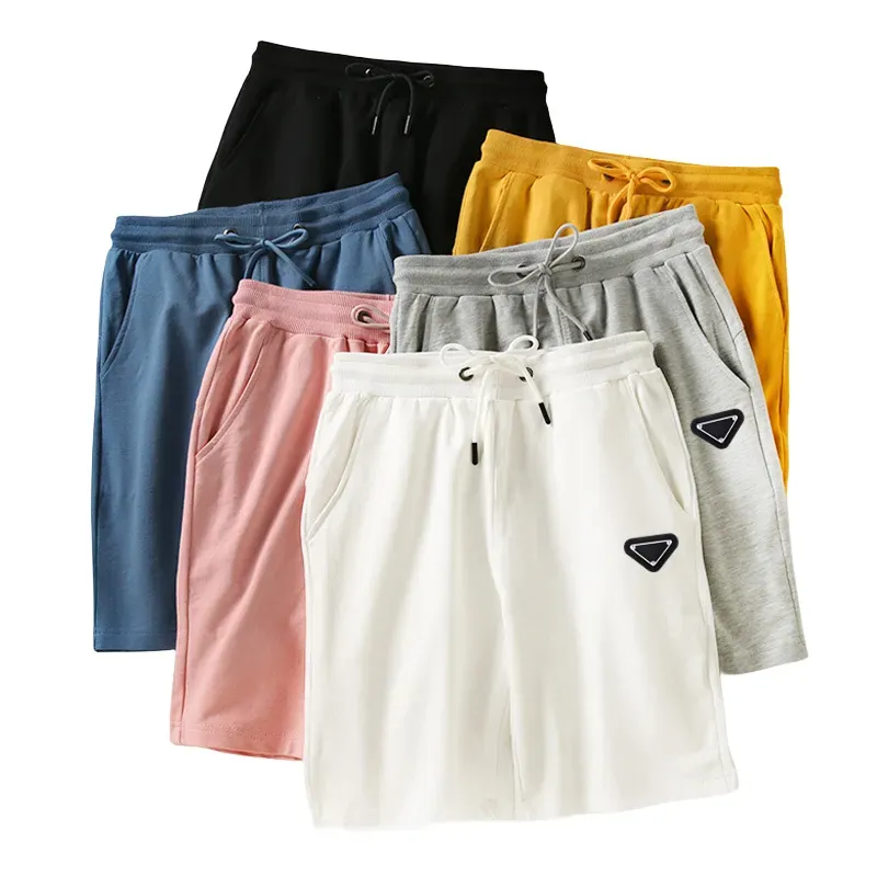 Pdara Lüks Tasarımcı Şortları Erkekler Kadın Moda Markaları Unisex% 100 Pamuk Nefes Alabilir Kısa Çift Gevşek Spor Sweetpants Board Shorts Mayo Pantolon