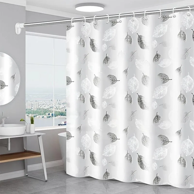 Rideaux de douche 1 rideau avec 12 crochets imperméables et moisis utilisés pour la décoration de la salle Windows Accueil