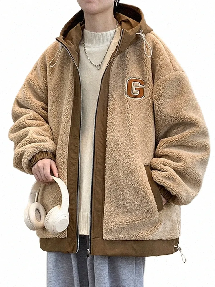 2023 New Winter Jacket Men Thick Warm Fleece Parkas Silk-like Cott Padding Hooded Windbreaker Thermal Coat Plus Size 8XL 7339#