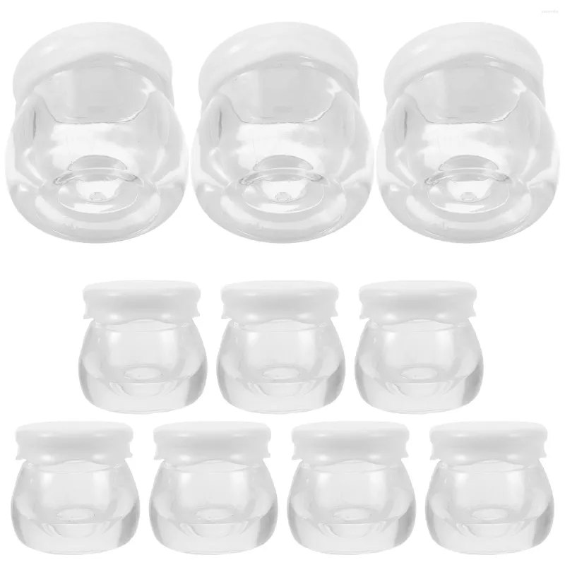 Garrafas de armazenamento 10 Pcs Garrafa de creme Frascos de viagem Rosto Recipiente Enchimento Distribuir Manteiga Corporal