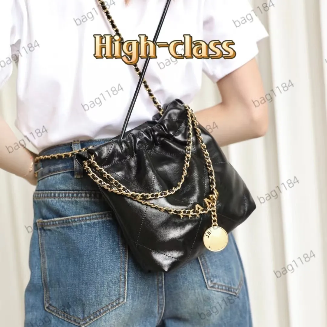 Fashion Luxury Sacs Dames Designer Sac 22 sac à main Mini Small Small Metallic Demiligred LETTER CROSSBOCK BOBODER SAG TOTE SAG MAIN SAG SAG CALFSKIN 10A CHER