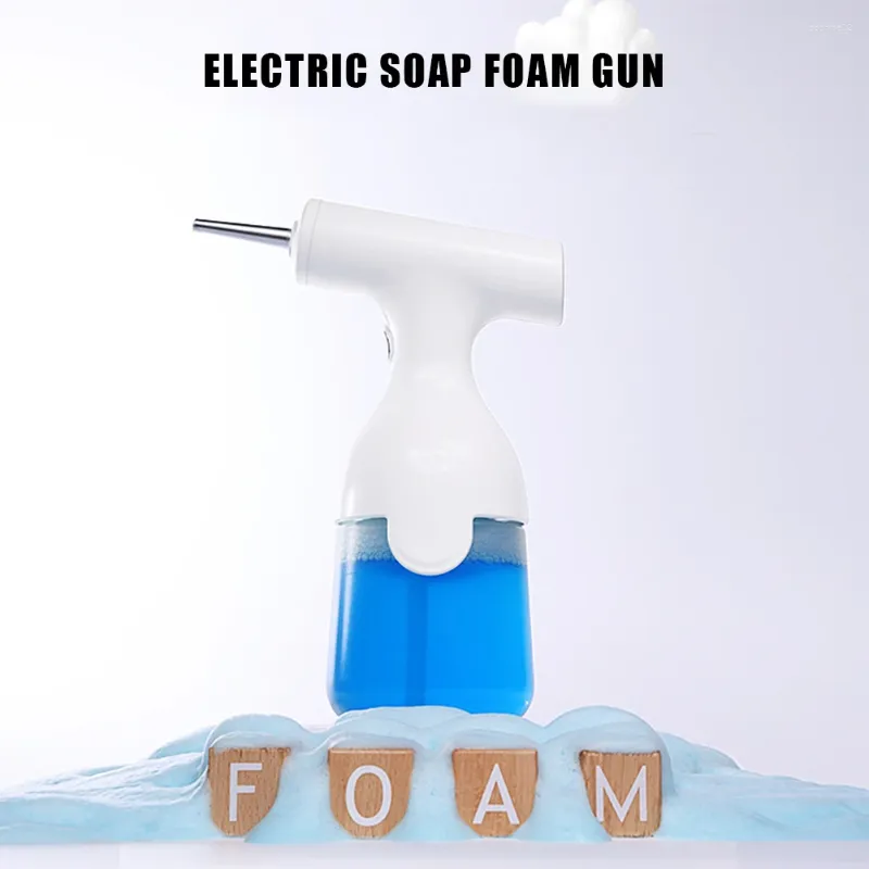 Dispenser automatici elettrici di schiuma dell'erogatore di sapone liquido 1200mah 350ML pistola ricaricabile di schiuma per la cucina Bagno