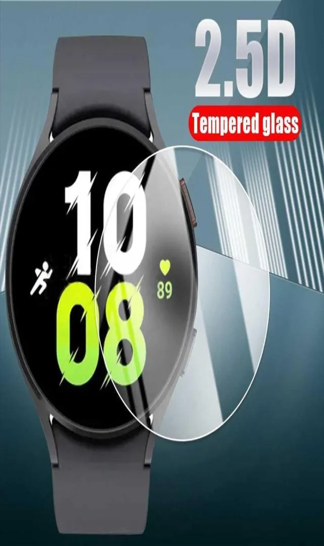 10st för Samsung Galaxy Watch 5 Pro 45mm 44mm 40mm Tempered Glass Screen Protector Smart Watch Clear HD Antiscratch Protection F4142555