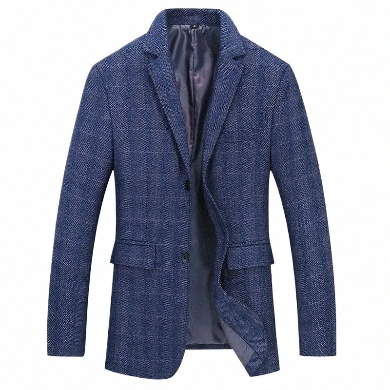 8xl 7XL 6XL New Fall Winer Luxury Designer Mens Suit Jacket Blazers High End England Style Plaid Blazer Men Casual Male Clothing C7hR#