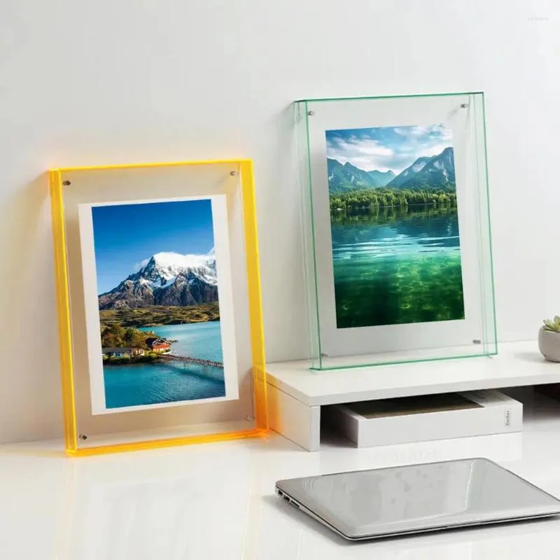 Frames Cadre PO acrylique Effet flottant photo moderne pour la galerie décoration du bureau à domicile vibrant