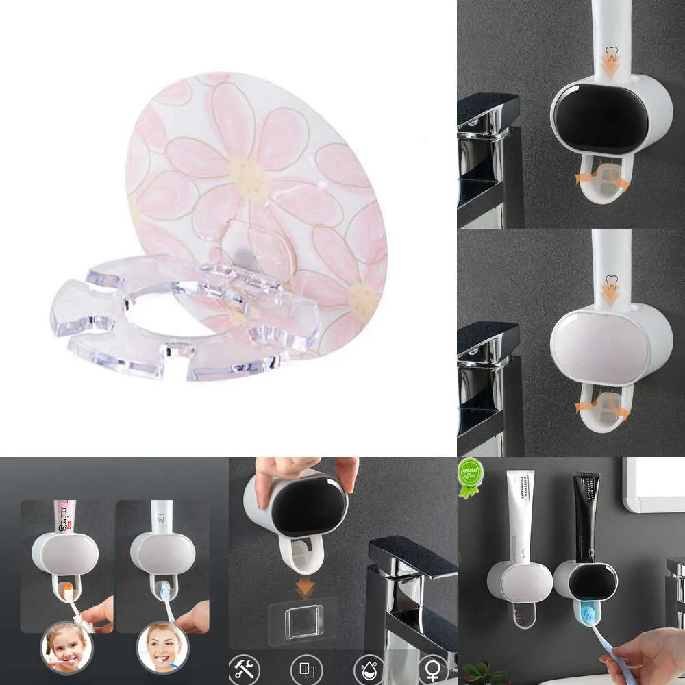 2024 Automatische Tandpasta Dispenser Wall Mount Huishoudelijke Waterdichte Luie Tandpasta Knijper Voor Badkamer Decoratie Accessoires