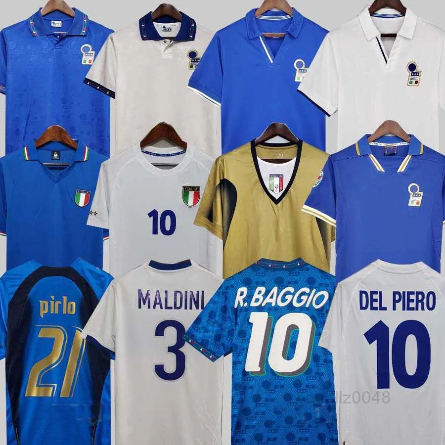 1982 Italys Retro Soccer Jersey 1990 1996 1998 2000 Home Football 1994 Maldini Baggio Donadoni Schillaci Totti del Piero 2006 Pirlo Inzaghi Buffon