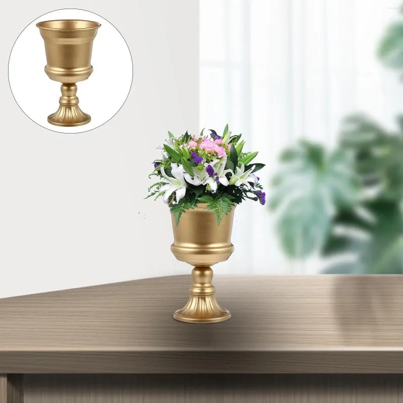 Vasos Flowerpot doméstico Organizar decoração de casa branca Desktop Ornamento
