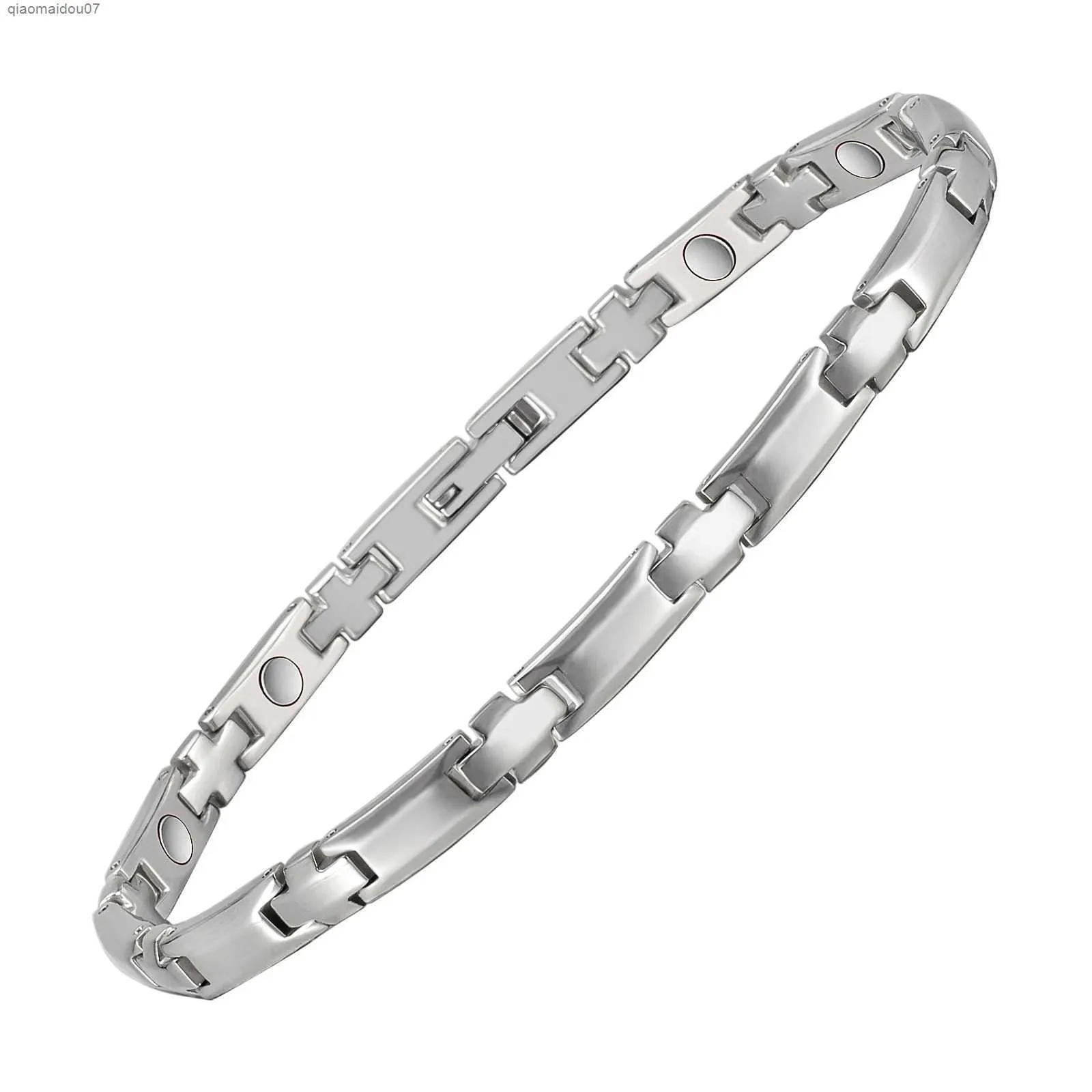 Bracelets de cheville femmes Wollet cheville magnétique en acier inoxydable Bracelet de cheville magnétique bijoux cadeaux L2403