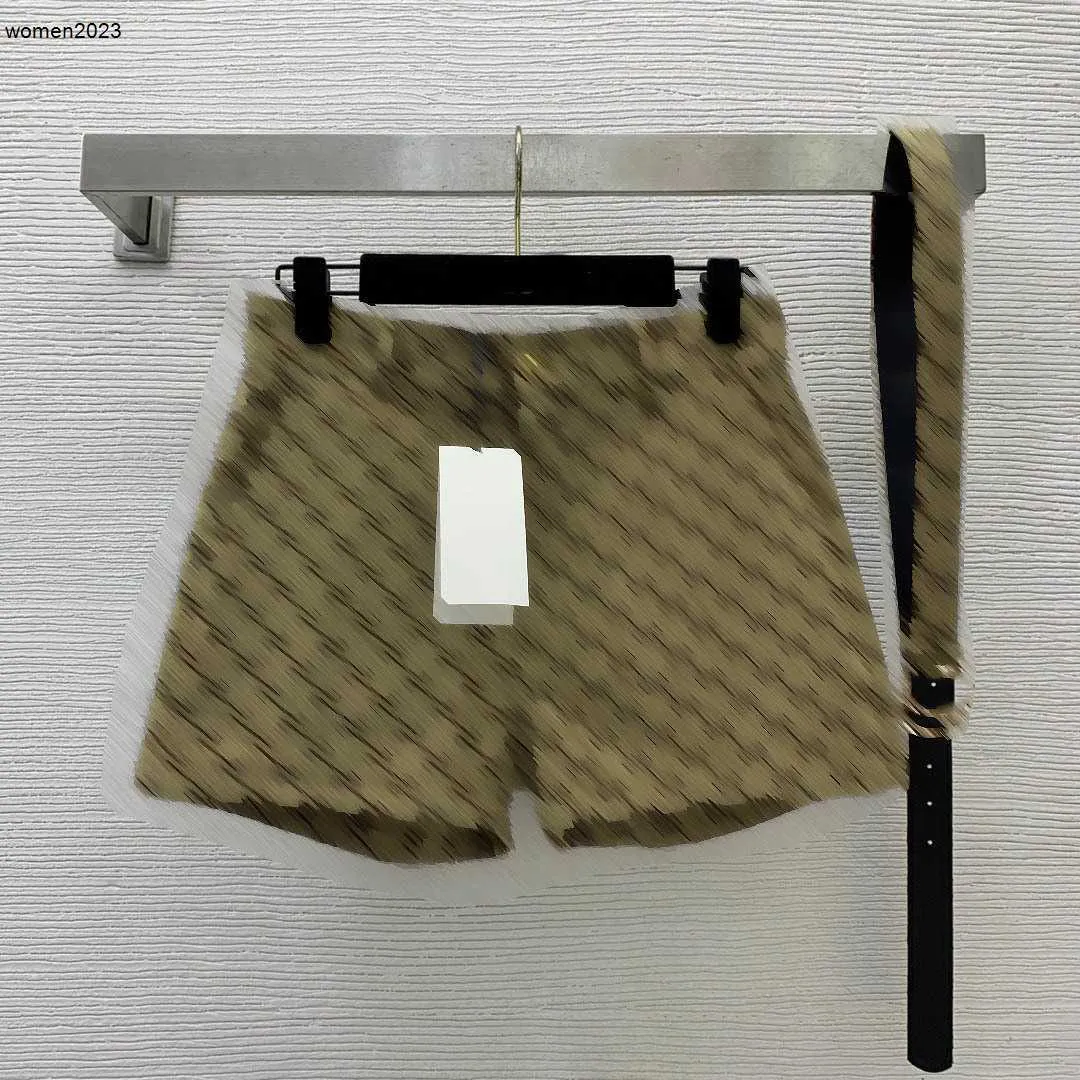 Brand Shorts Designer Pants Women Shorts Spring Womens Fashion LOGO Letter jacquard fabric Pants Fastened zipper placket with high waist short Mar 28