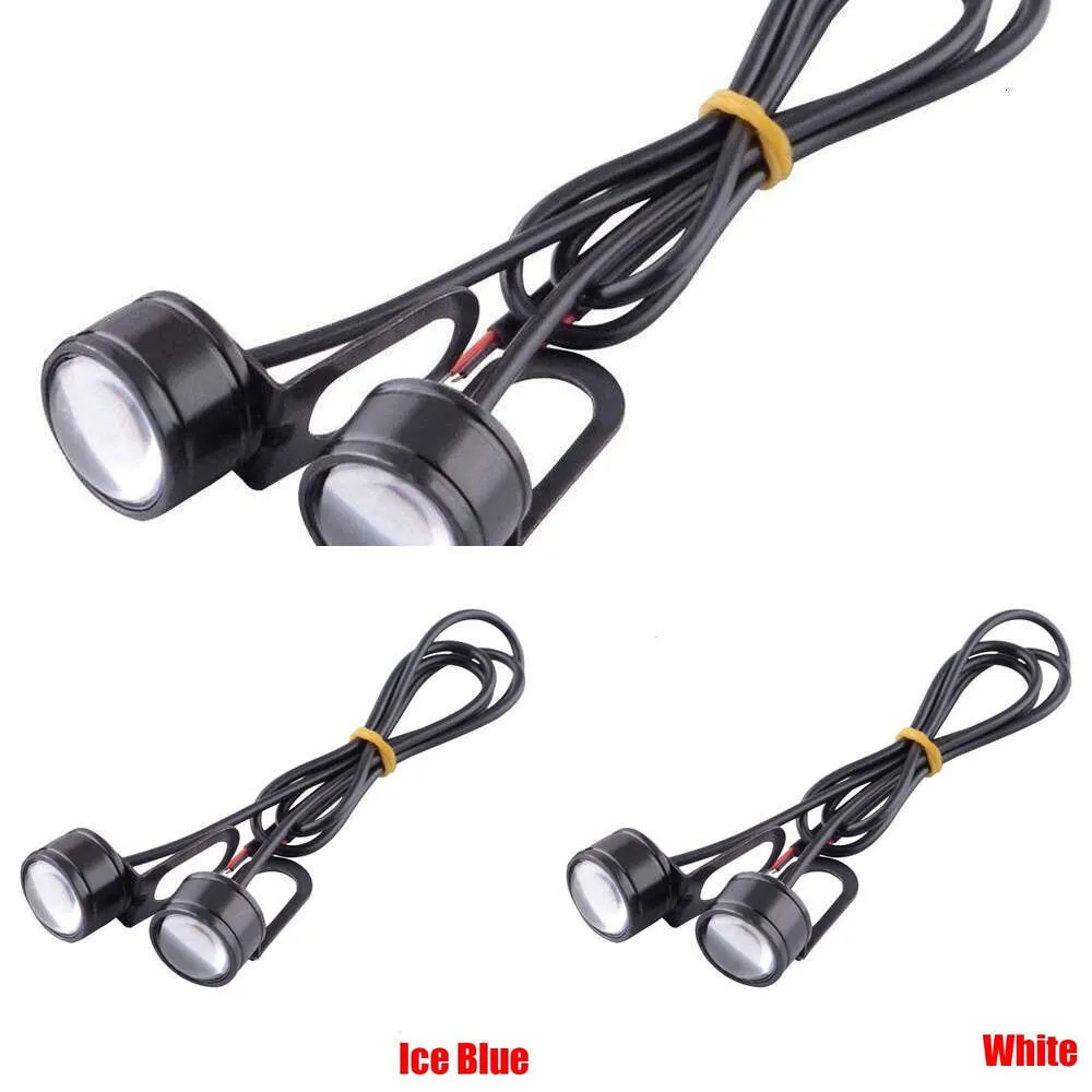 Upgrade 2Pcs/Pair Mini LED Light Motorcycle Flash Strobe Eagle Eye Motorcycle Daytime Running Light Fog Lamp Headlight Moto Accessories